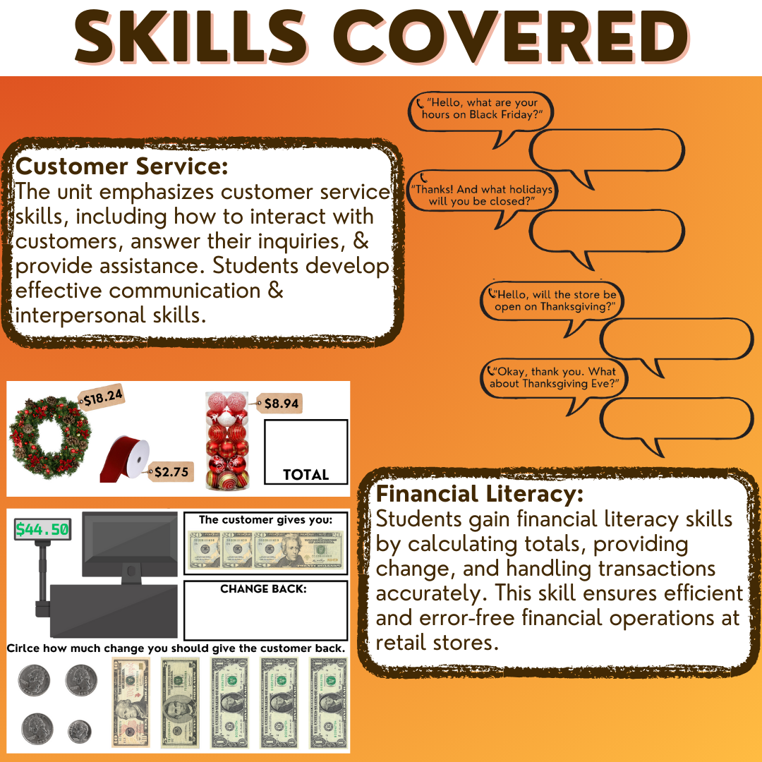 BLACK FRIDAY RETAIL ASSOCIATE - Vocational Skills - Workplace Readiness - Jobs