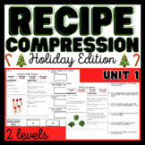 Recipe Comprehension - Holiday Edition - Life Skills - Reading
