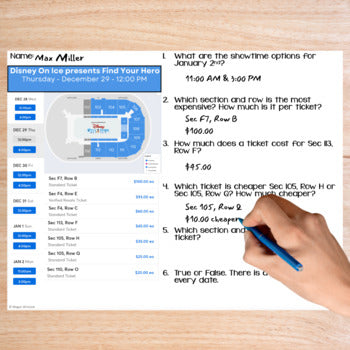 Website Comprehension 1 - Real-World Reading Worksheets - Functional Texts