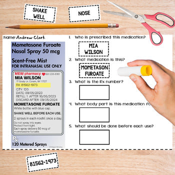 Reading Prescriptions - Unit 3 - Functional Reading - Life Skills - Medication