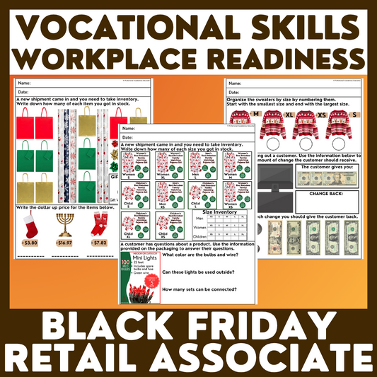 BLACK FRIDAY RETAIL ASSOCIATE - Vocational Skills - Workplace Readiness - Jobs