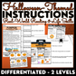 Halloween-Themed Instructions - Functional Reading - Life Skills