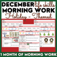 December Life Skills Morning Work - Holiday-Themed - Special Education