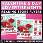 Valentine's Day Advertisements - Reading Store Flyers - Functional Text