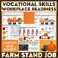 FARM STAND - Vocational Skills - Workplace Readiness - Job Essentials - FALL