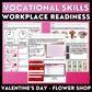 Flower Shop - Valentine's Day - Vocational Skills Worksheets - Workplace Readiness - Job Skills