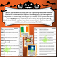 Halloween Scavenger Hunt - Informational Reading - Scoot Activity - 2 Levels