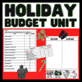 Holiday Budget Unit - Life Skills - Needs & Wants - Income & Expense