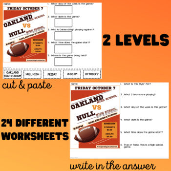 Functional Reading - Understanding Functional Texts - Fall Edition - Unit 1