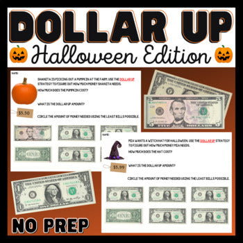 Dollar Up - Halloween Edition - Consumer Math - Life Skills