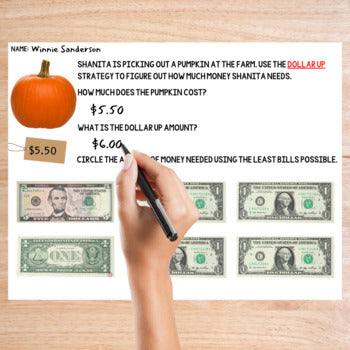 Dollar Up - Halloween Edition - Consumer Math - Life Skills