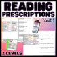 Reading Prescriptions - Unit 1 - Functional Reading - Life Skills - Medication